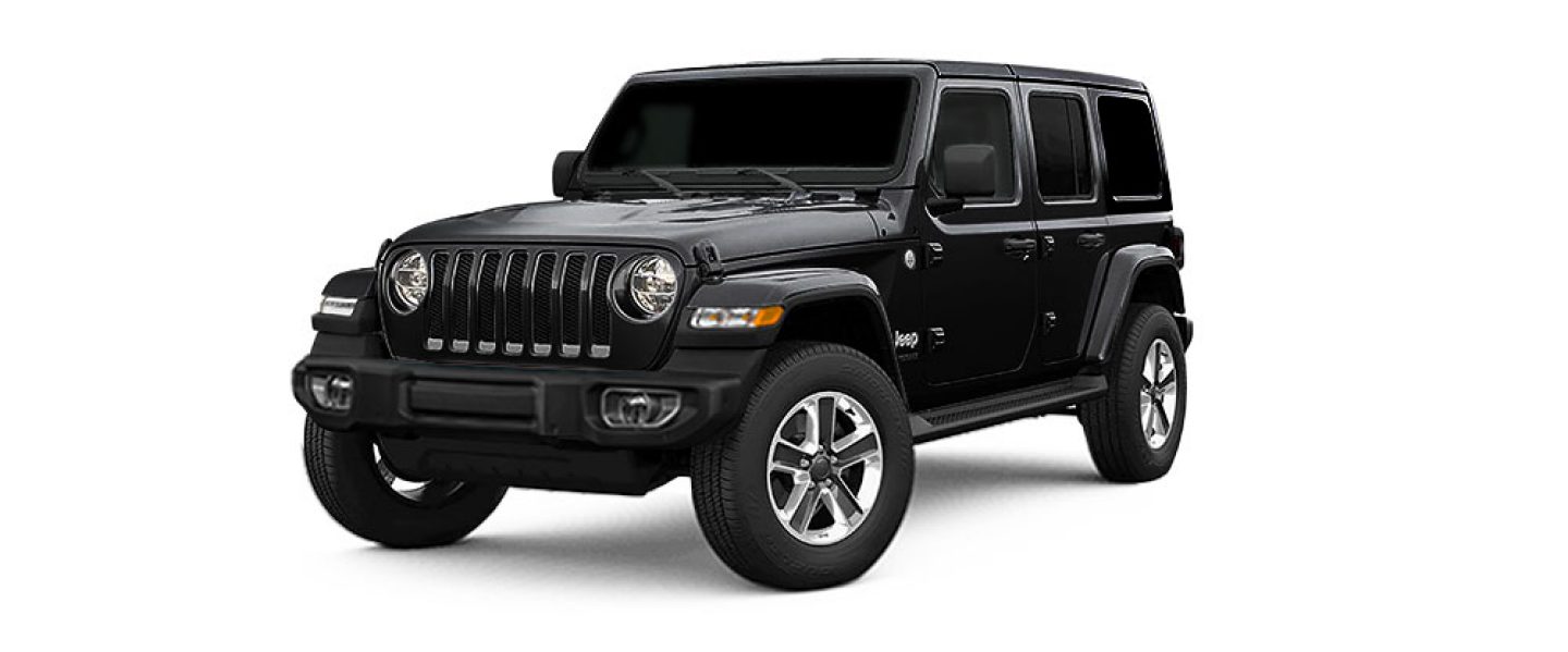 Model of SGA Jeep Wrangler Unlimited in Black Color