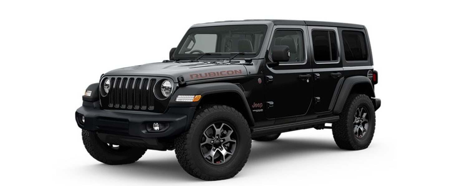 Model of SGA Jeep Wrangler Rubicon in Black Color