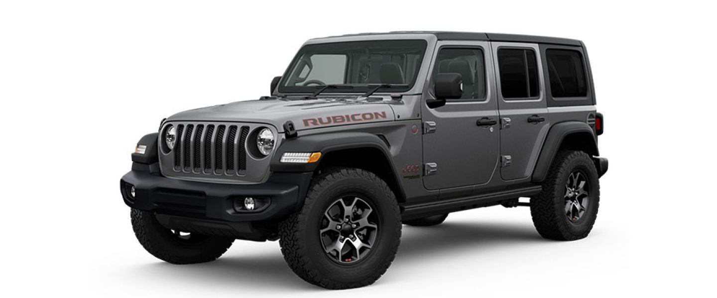 Model of SGA Jeep Wrangler Rubicon in Granite Crystal Color