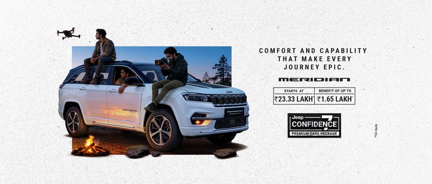 Jeep Meridian banner image for Jeep Adventure Days season of savings