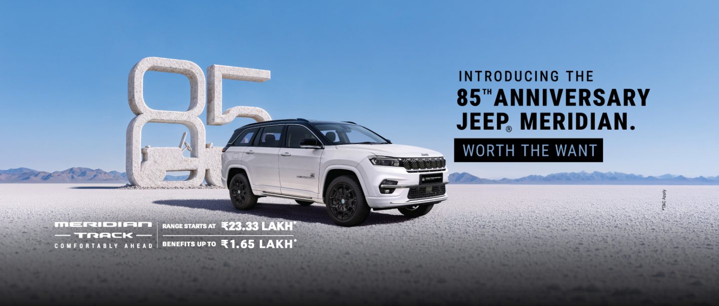 Jeep Meridian banner image for Jeep Adventure Days season of savings