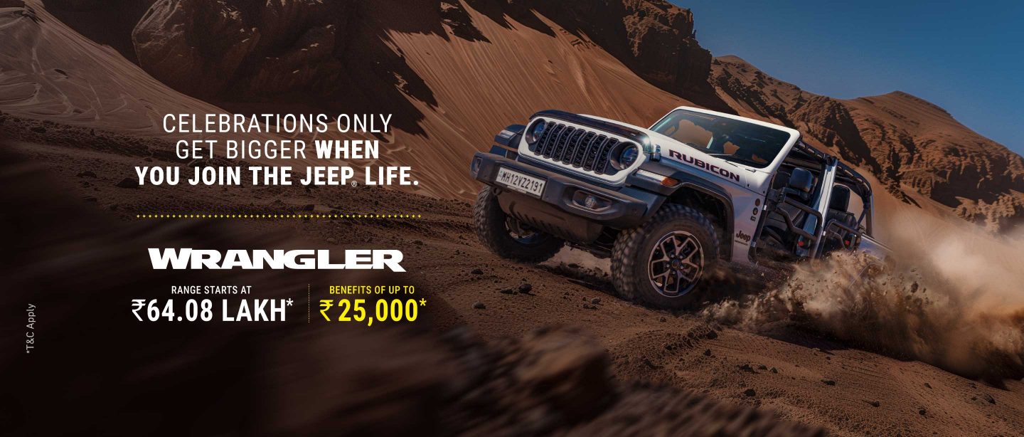 Jeep Wrangler banner image for Jeep Adventure Days season of savings