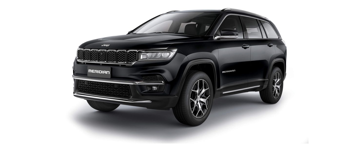 Model of SGA Jeep Meridian Limited (O) in Brilliant Black Color