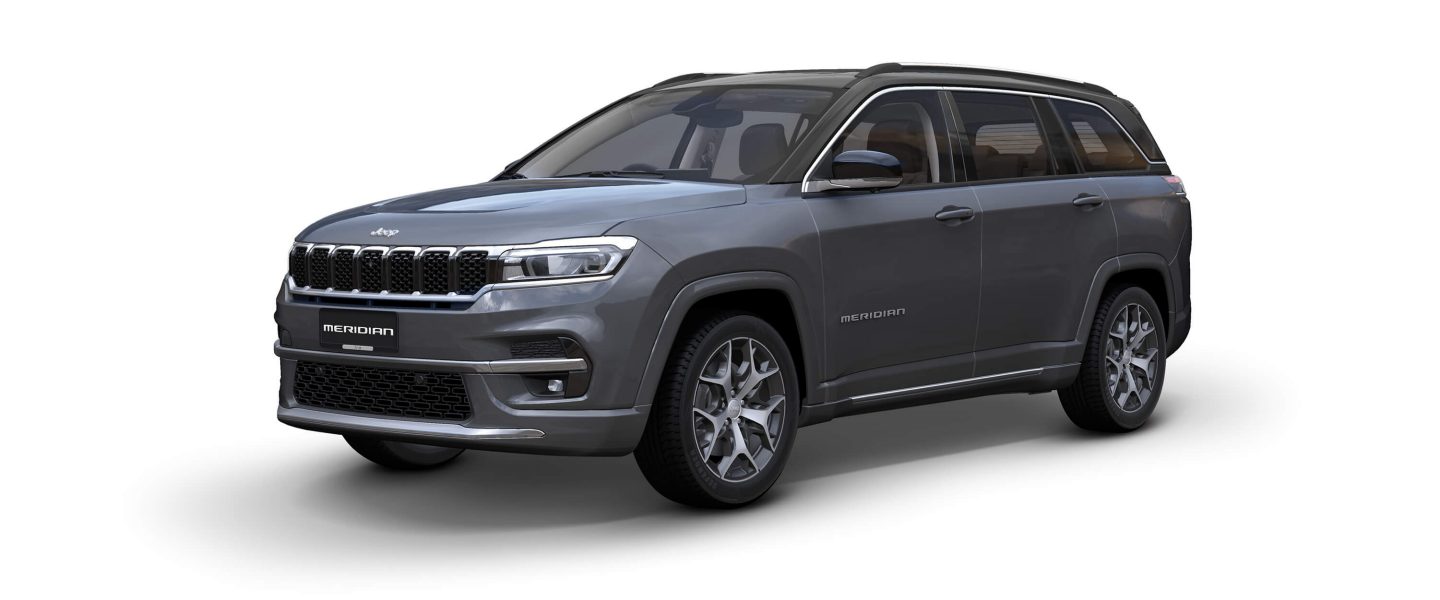 Model of SGA Jeep Meridian Limited Plus in Magnesio Grey Color