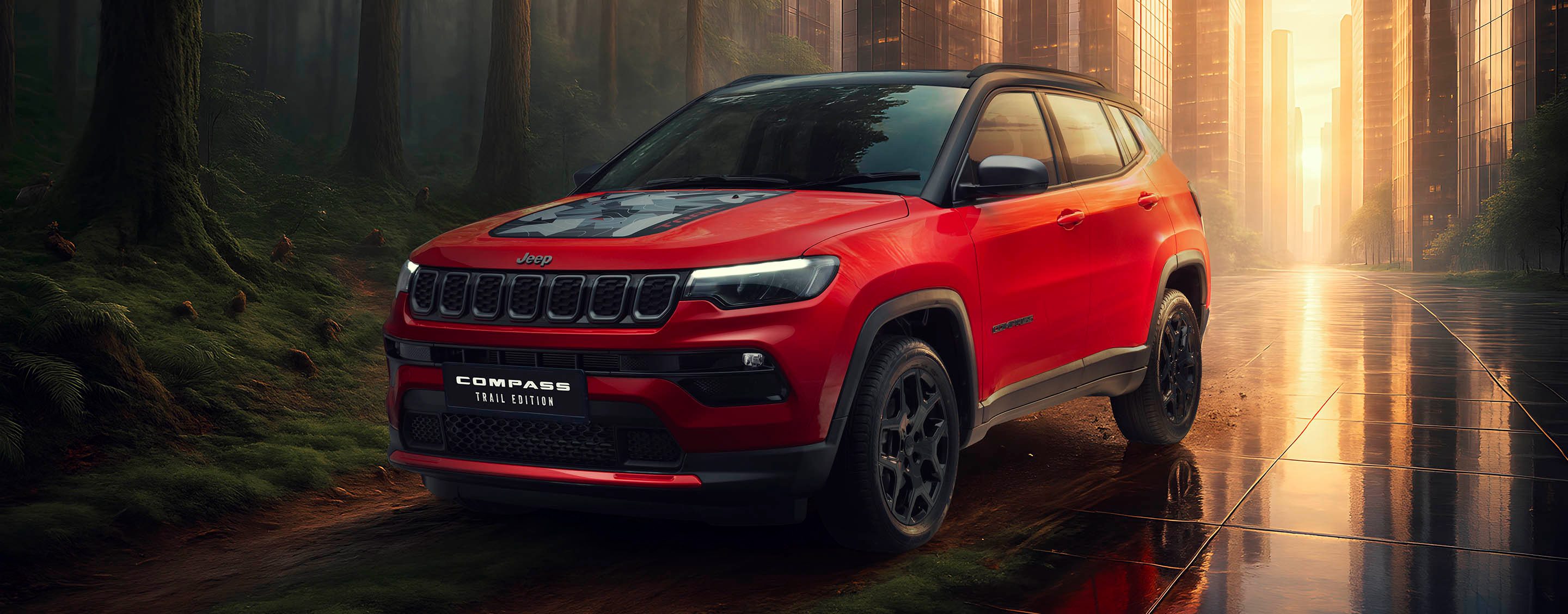 Jeep® Compass Track Edition Exterior | Bold & Distinctive Design
