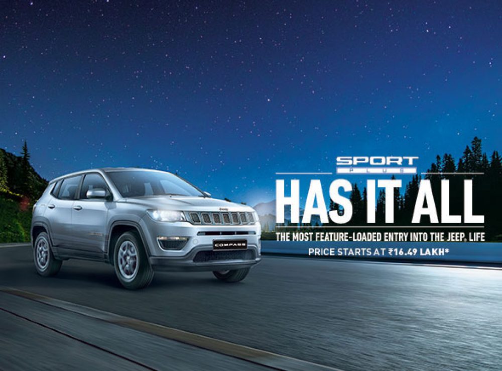 Explore The New Jeep® Compass Sport Plus Jeep India